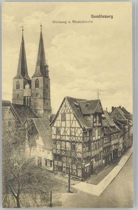 Quedlinburg Steinweg Nikolaikirche