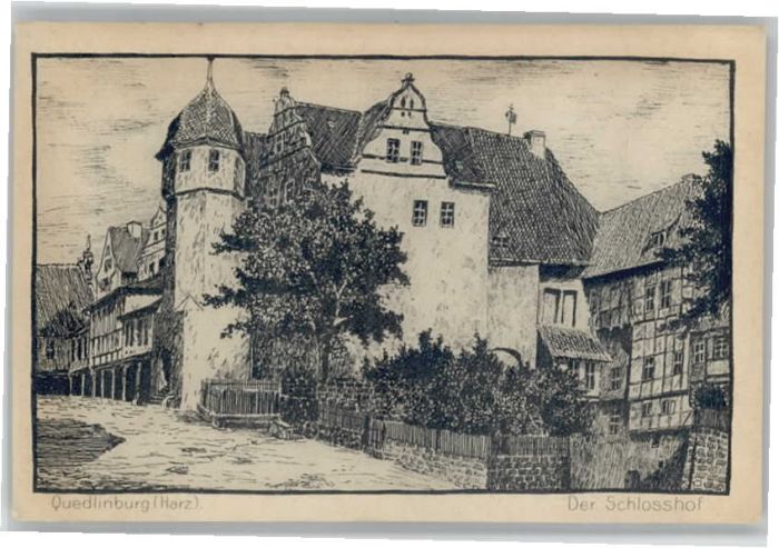 Quedlinburg Schlosshof
