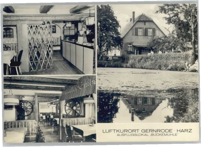 Gernrode Harz Lokal Bückenmühle x