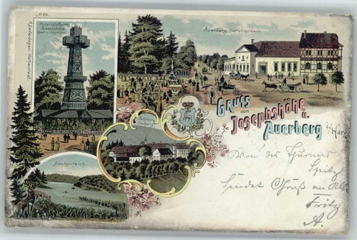 Auerberg Harz Auerberg Stolberg Harz Josephshöhe Gast