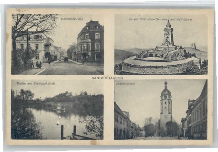Sangerhausen Suedharz Sangerhausen Bahnhofstrasse Kyffhäuser