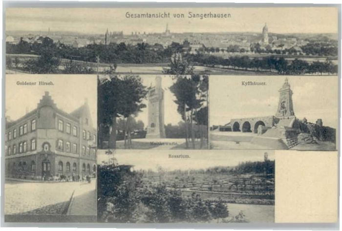Sangerhausen Suedharz Sangerhausen Gasthaus Goldener Hirsch K