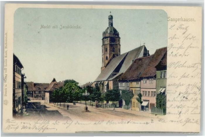 Sangerhausen Suedharz Sangerhausen Markt Jacobikirche