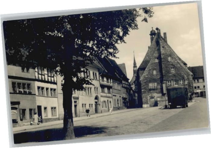 Sangerhausen Suedharz Sangerhausen Marktplatz Rathaus
