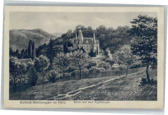 Lengefeld Sangerhausen [Stempelabschlag] Schloss Mohrungen