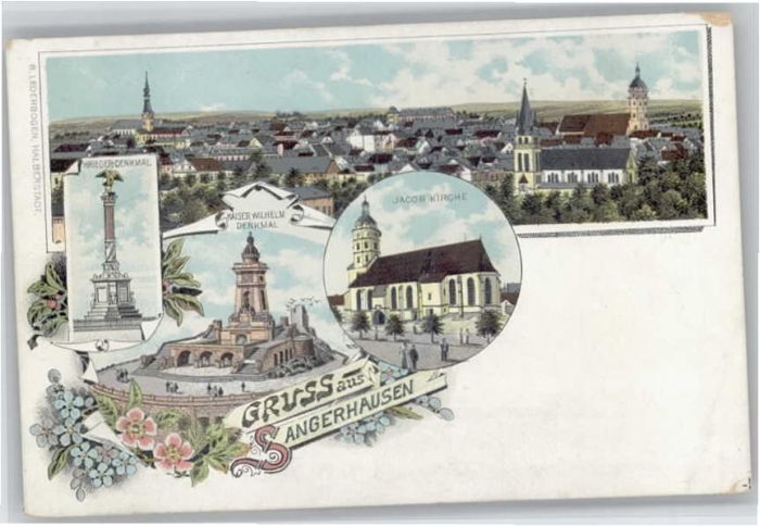 Sangerhausen Suedharz Sangerhausen Kaiser Wilhelm Denkmal Jac