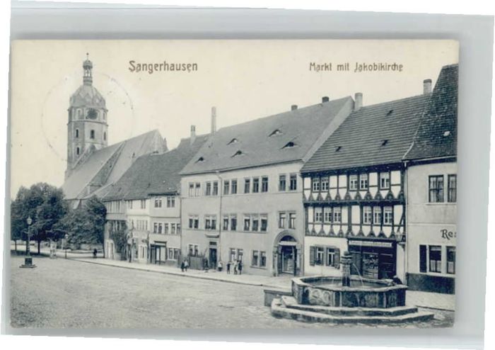 Sangerhausen Suedharz Sangerhausen Markt Jacobikirche