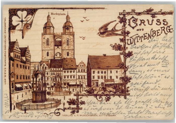 Wittenberg Lutherstadt Wittenberg Marktplatz