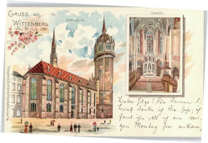 Wittenberg Lutherstadt Wittenberg Schlosskirche