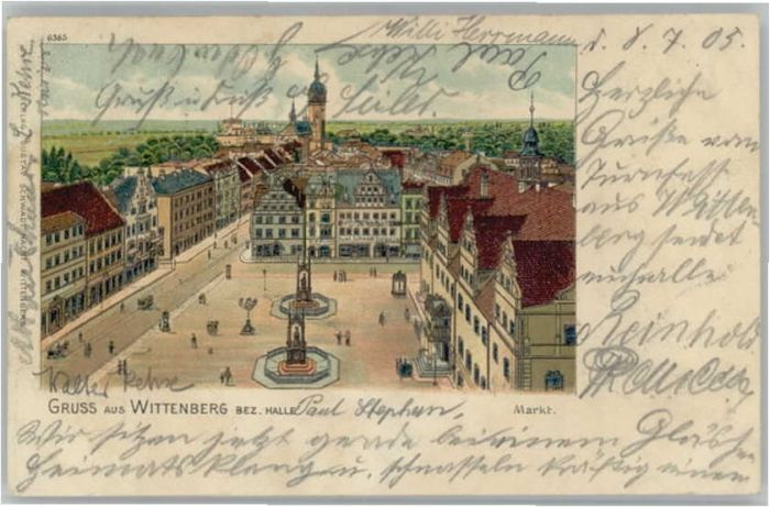 Wittenberg Lutherstadt Wittenberg Markt