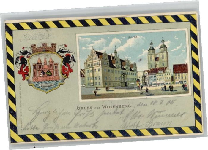 Wittenberg Lutherstadt Wittenberg Wappen Markt