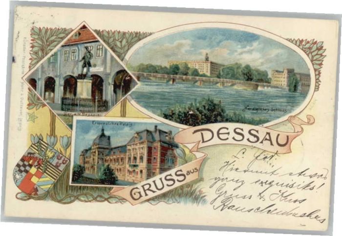 Dessau-Rosslau Dessau Wappen Schloss Palais