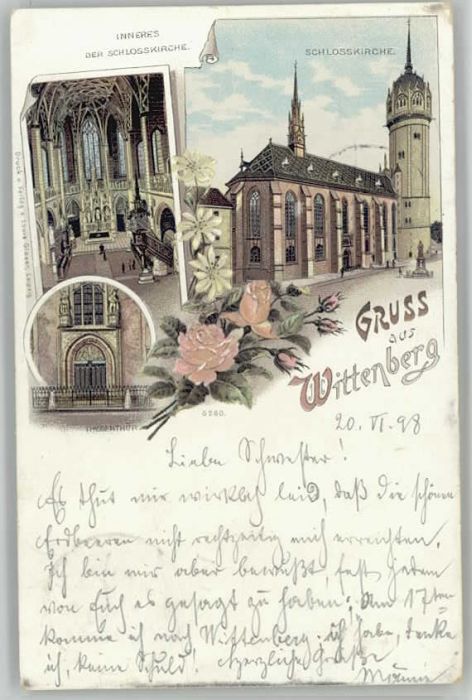 Wittenberg Lutherstadt Wittenberg Schlosskirche