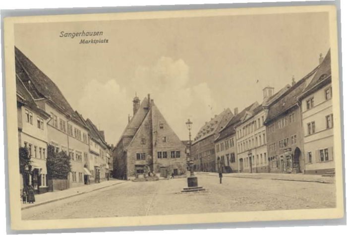 Sangerhausen Suedharz Sangerhausen Marktplatz