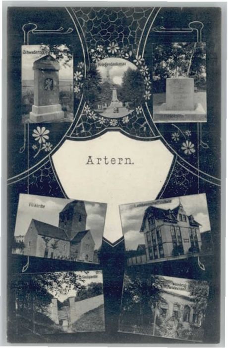 Artern Unstrut Artern Viti Kirche  Krieger Denkmal Fri