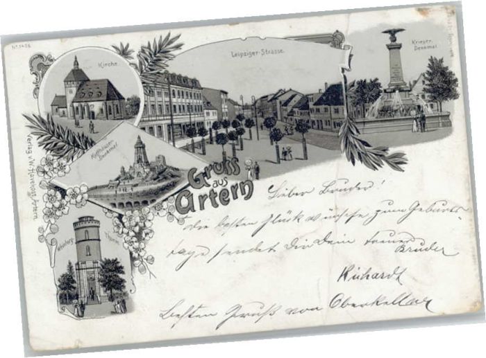 Artern Unstrut Artern Kyffhäuser Denkmal Leipzigerstra