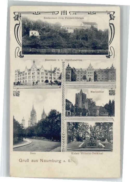 Naumburg Saale Marientor Kaiser Wilhelm Denkmal