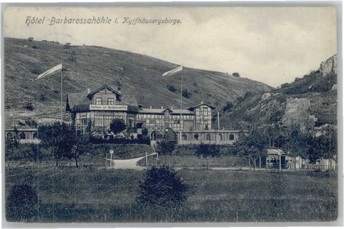 Rottleben [Stempelabschalg] Hotel Barbarossahöhle