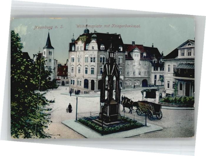 Naumburg Saale Wilhelmsplatz Krieger Denkmal
