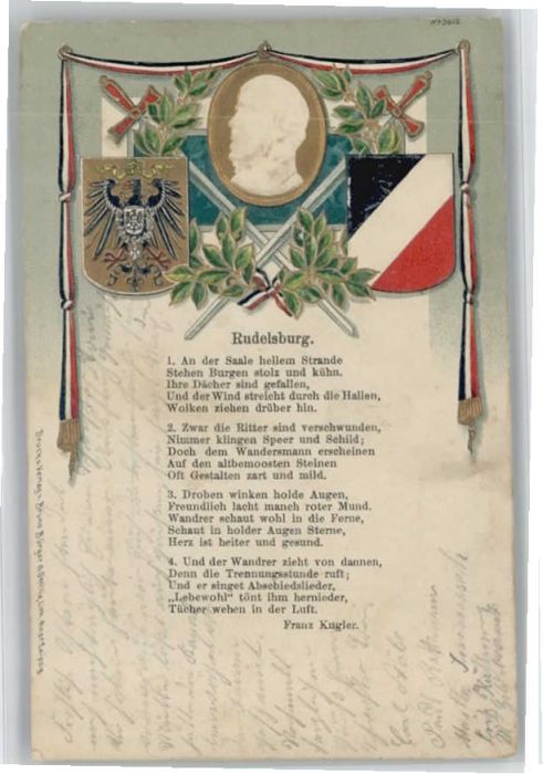 Rudelsburg Gedicht