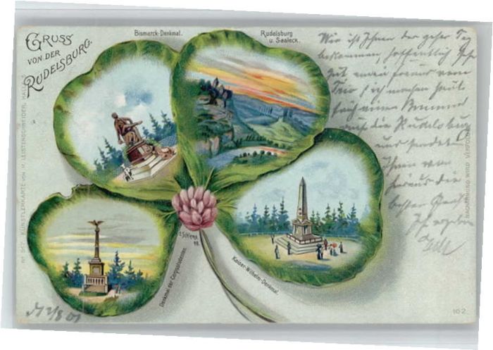 Rudelsburg Kaiser Wilhelm Denkmal Bismarck Denkmal