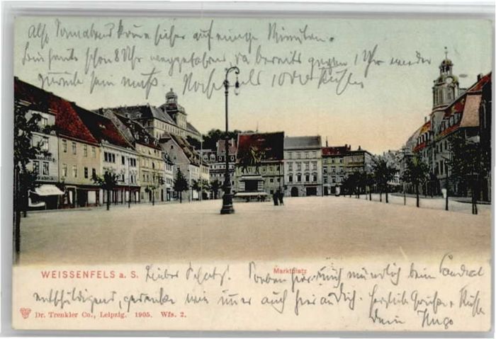 Weissenfels Saale Marktplatz