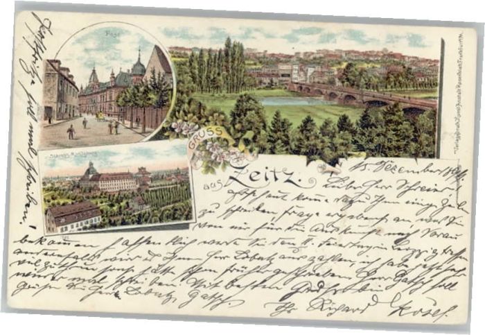 Zeitz Post Schloss Moritzburg