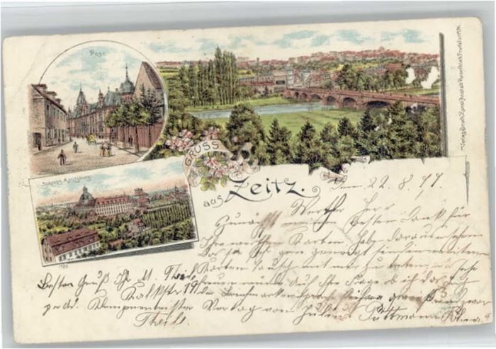 Zeitz Post Schloss Moritzburg