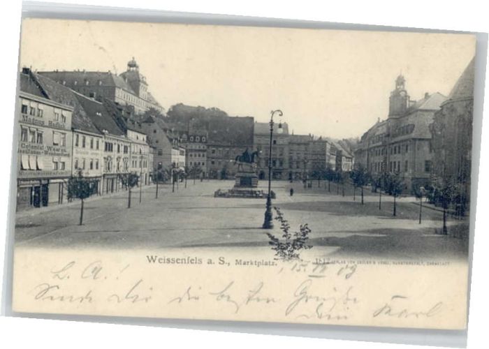 Weissenfels Saale Marktplatz