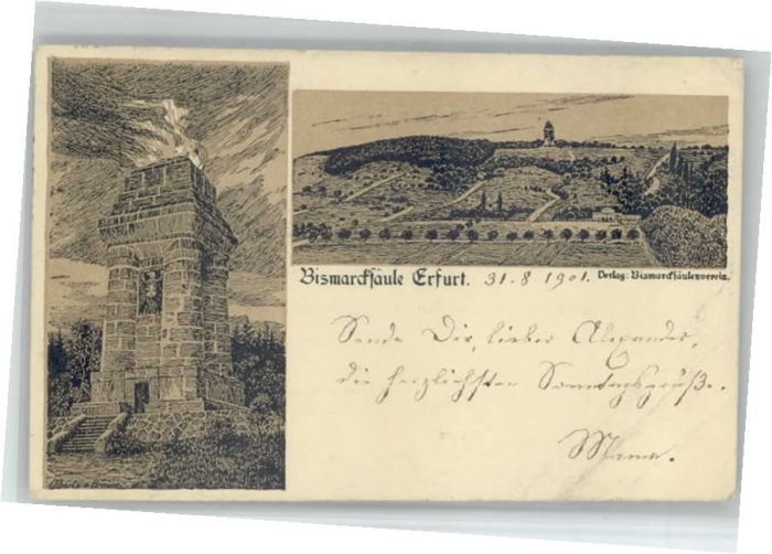 Erfurt Bismarcksäule