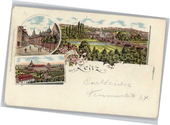 Zeitz Post Schloss Moritzburg