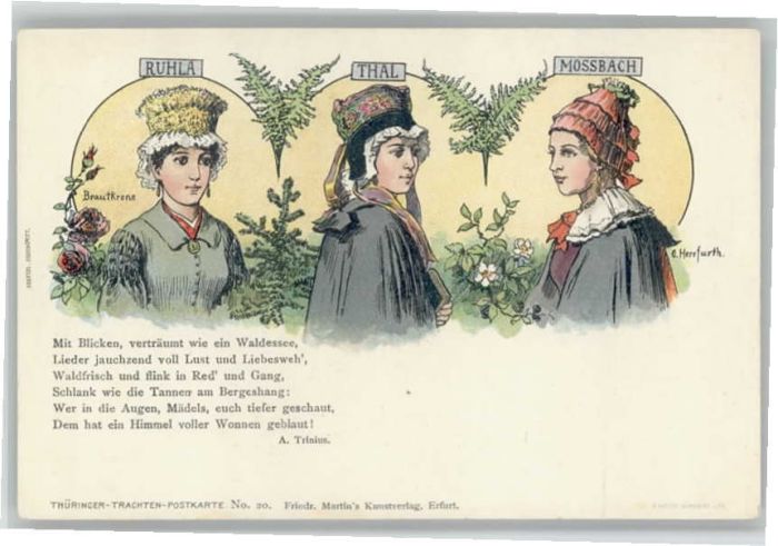 Erfurt [Verlag Friedrich Martin] Ruhla Thal Mo