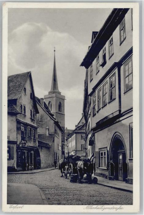 ERFURT  CITY Allerheiligenstrasse