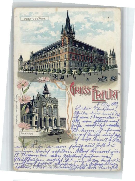 Erfurt Rathaus Post