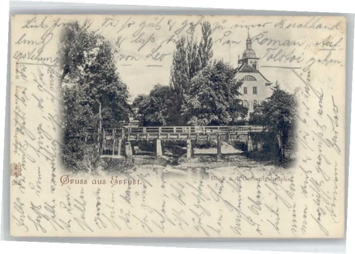 Erfurt Gerinnigsbrücke