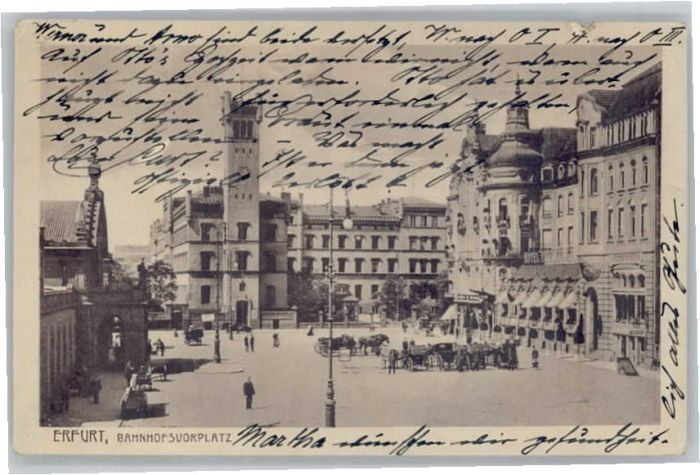 ERFURT  CITY Bahnhofsvorplatz