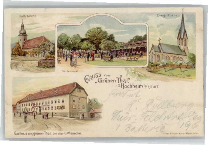 Hochheim Erfurt Gasthaus zum grünen Thal