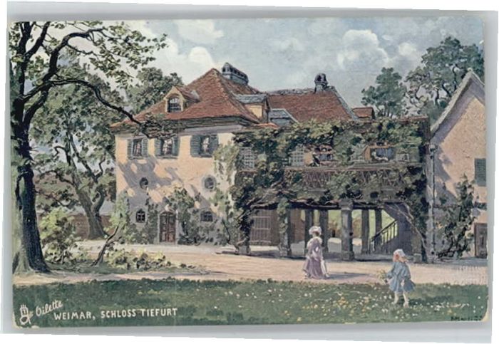 Weimar Thueringen Weimar Schloss Tiefurt