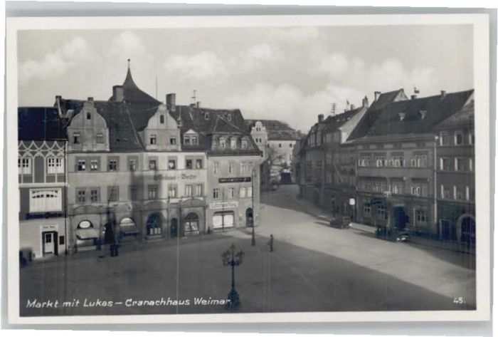 Weimar Thueringen Weimar Markt Lukas-Cranachhaus