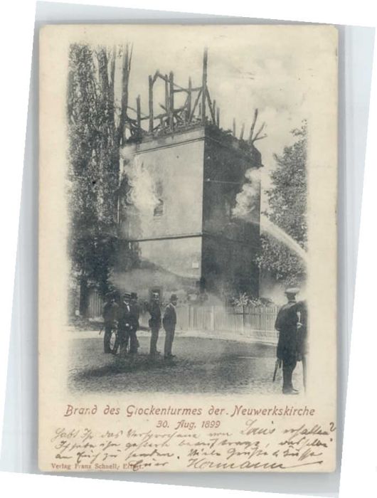 Weimar Thueringen Weimar [Stempelabschlag] Brand Gockentu