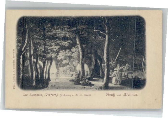 Weimar Thueringen Weimar Fischerin Tiefurt