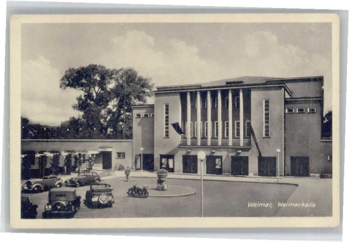 Weimar Thueringen Weimar Weimarhalle