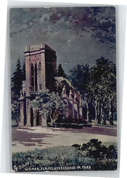 Weimar Thueringen Weimar Tempelherrenhaus Park