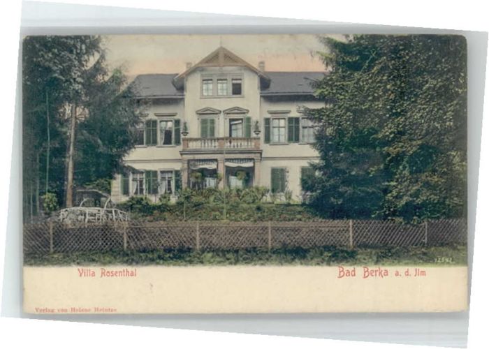 Bad Berka Villa Rosenthal