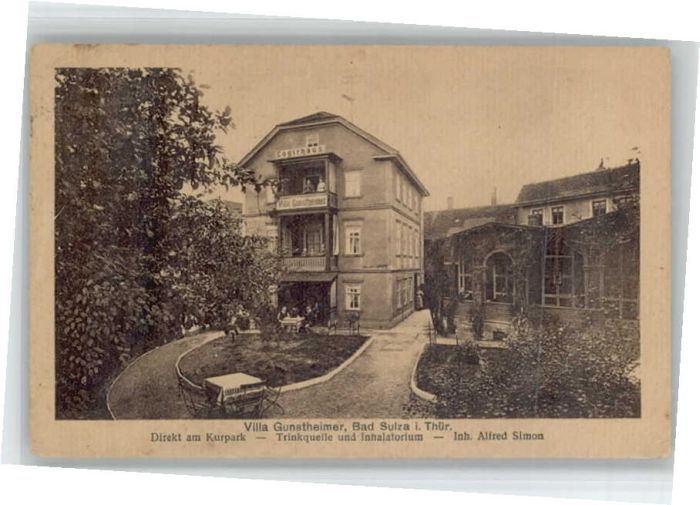 Bad Sulza Villa Gunstheimer