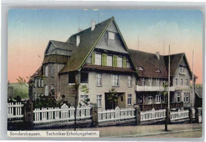 Sondershausen Thueringen echniker Erholungsheim