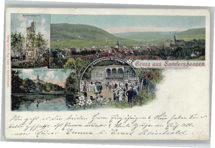 Sondershausen Thueringen ismarckturm Lohpark