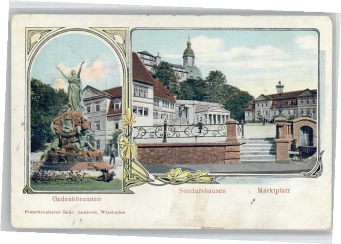 Sondershausen Thueringen edenkbrunnen