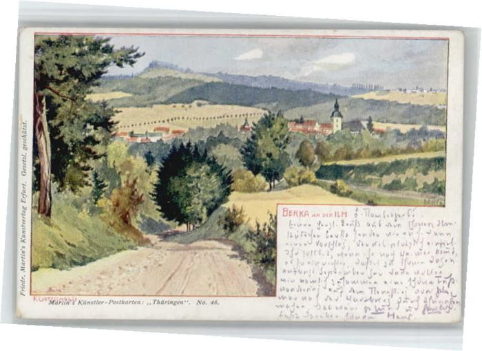 Bad Berka Künstler Feldpost. Gottschalg