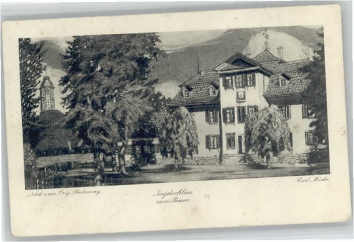 Sondershausen Thueringen agd Schloss Possen
